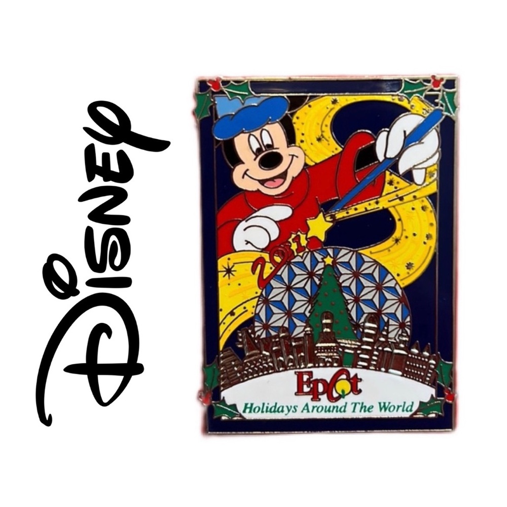 Walt Disney World Epcot Mickey Mouse Trading Pin Holidays Around‎ the World
